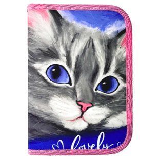 Пенал 1 отделение с 1 отворотом Class 24106C Lovely Cat