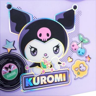 Папка А5 Kite пластик на кнопці Kuromi HK25-245-1