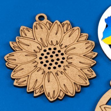 Заготовка для декорирования Rosa Talent (ХДФ) набор 4шт С Украиной в сердце 7,5*8см 48017853