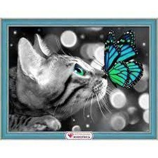 Алмазна мозаїка по номерам на дереві 40*50см Diamond painting QA204648