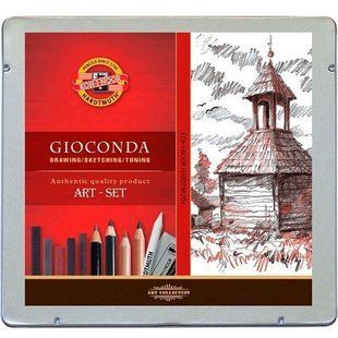 Набір худож Koh-i-Noor Gioconda 24шт. в метал уп. 8899
