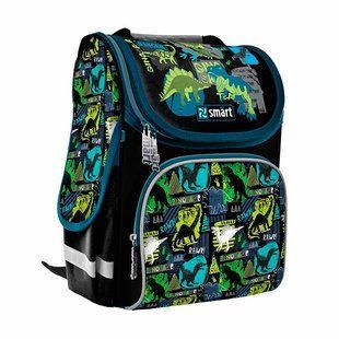 Ранець каркасний 1Вересня Smart 557014 PG-11 Dino world 34*26*11см
