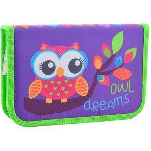 Пенал 1 отделение без отворотов 1 Вересня Smart Owl 531658