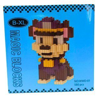 Конструктор 3D Blocks Beixi Патруль Песик, кор. 9*9*9см, 580 дет WWD-01(405148)