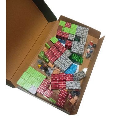 Конструктор 3D магнитный Magnetic Cube Minecraft, кор.29*18*5см, 100 дет 2*2см №BZ96-94B