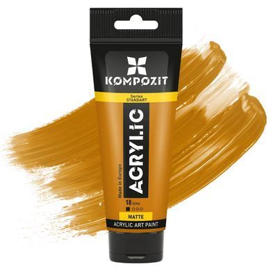 Краска акриловая Art Kompozit 75мл Standart 526***, белила титановые