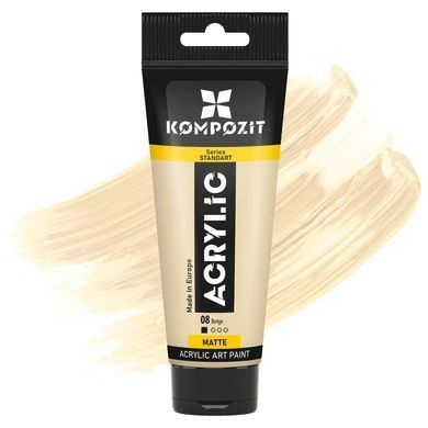 Краска акриловая Art Kompozit 75мл Standart 526***, белила титановые