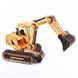 Деревянная сборная 3D модель WoodCraft Экскаватор (12,6*26,5*30см) HB03