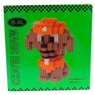Конструктор 3D Blocks Beixi Патруль Песик, кор. 9*9*9см, 560 дет WWD-01/WWD-02(405018)