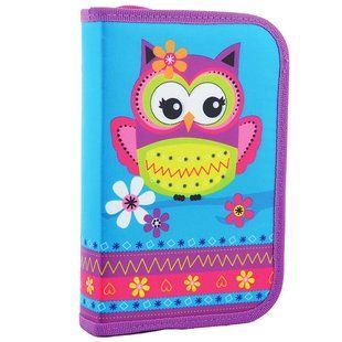 Пенал 1 отделение с 2 отворотами 1 Вересня Smart Owl 531681