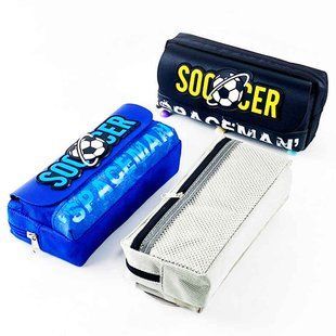 Косметичка-пенал Лидер PVC 21*9*6см, Soocer мікс №5505