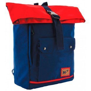 Рюкзак (ранець) м'який 1Вересня Yes 557267 T-57 Roll-top Blue 43*28*17см