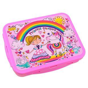 Школьный ланчбокс Yes с ложкой и вилкой 706916 Rachel Unicorn, 1000 мл