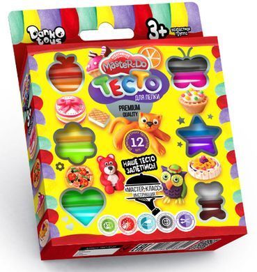 Маса для ліплення DankoToys MasterDo 12кол по 14гр TMD-02-03/04