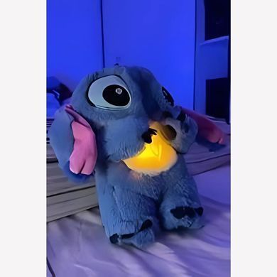 Игрушка мягкая Стич, дышащая со звуками h-30см, ассорти 5200-9