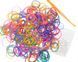 Резинки для плетения Rainbow Loom 200шт. ароматизированные (ваниль), однотонные микс Ассорти 1217 +крючок
