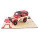 Деревянная сборная 3D модель WoodCraft Джип-3 (21,3*10,8*11,2см) XB-G033H