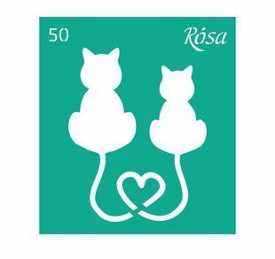 Трафарет самоклейка многоразовый 9*10см Rosa Talent №50 3625150