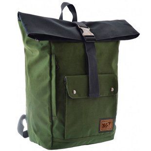 Рюкзак (ранець) м'який 1Вересня Yes 557265 T-57 Roll-top Khaki 43*28*17см