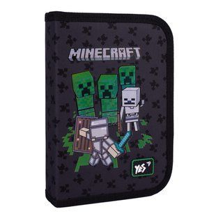 Пенал 1М Yes HP-03 Minecraft Team з 1 отворотом б/н 533622