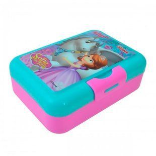 Школьный ланчбокс 1 Вересня с ложкой и вилкой 706838 Sofia The First, 450 мл