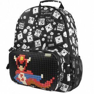 Рюкзак (ранець) м'який Upixel Floating Puff-Чорний Пікселі WY-A025U 29*37*12см