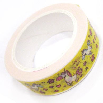 Скотч декоративний Decor 15мм*10м орнамент, асорті YD-15*10