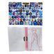 Альбом-розмальовка 34*50см 20арк Лидер + наліпки Супервеликий, асорті JQ-2612