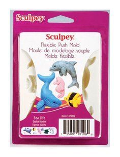 Пресс-форма Sculpey Морская жизнь 125*95мм