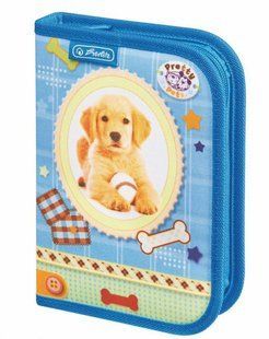 Пенал 1 отделение с 1 отворотом Herlitz 11360724D Dog