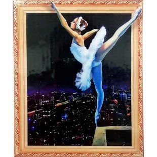 Алмазна мозаїка по номерам на холсті з 3D ефектом 40*50см Josef Otten ELT0454 Балерина