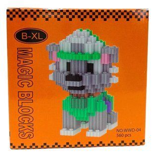 Конструктор 3D Blocks Beixi Патруль Собачка, кор.9*9*9см, 560 дет WWD-04