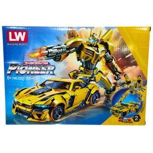Конструктор 3D Blocks LW Трансформер 312ел. №7253-2