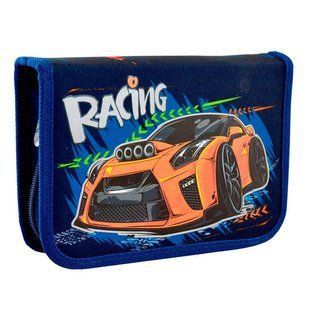 Пенал 1М 1 Вересня Yes Racing з 2 отворотами б/н 532190