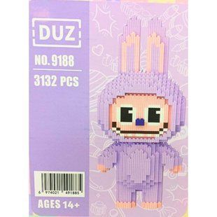 Конструктор 3D Magic Blocks Duz №9188 3132 деталей, кор. 34*24,7*5см Labubu Лабубу