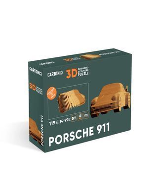 Конструктор 3D пазл Cartonic Cartpor Porsche 911 7,8*11,4*26см