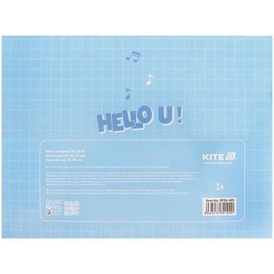 Тетрадь нотная KITE А5 20арк Studio Pets SP26-405