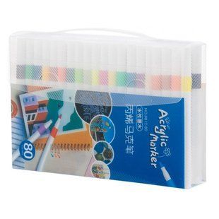 Маркер акриловый Acrylic Marker набор 80 шт 1665-80/912-80/8812-80/1102-80