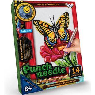 Набір для творчості DankoToys DT PN-01-08 коврова вишивка Punch needle