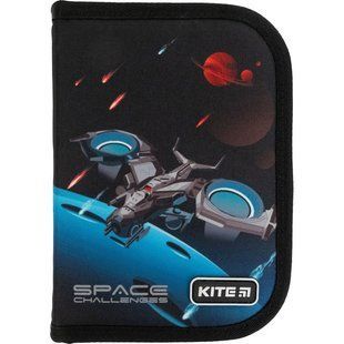 Пенал 1М Kite мод 621 Space challenges б/н K21-621-4