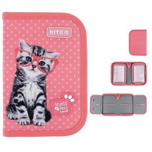 Пенал 1 відділення з відворотами Kite мод 622 Studio Pets SP24-622-2