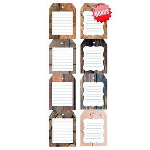 Набор бумаги для скрапбукинга Фабрика Декора 30,5*30,5см Wood natural 12л 175г/м2 FDSP-04007