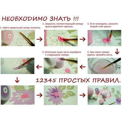 Картина раскраска по номерам на холсте 30*40см Babylon VK219 Вечер влюбленных