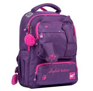 Рюкзак (ранець) м'який 1Вересня Yes 556257 TS-62 Stylish kitties 42*29*17см + ПОДАРОК ТМ YES