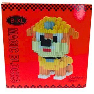Конструктор 3D Blocks Beixi Патруль Песик, кор. 9*9*9см, 560 дет WWD-05