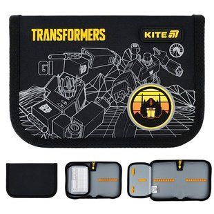 Пенал 1 отделение с 1 отворотом Kite мод 621 Transformers Generations TF25-621