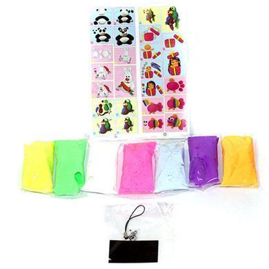 Пластилин 140гр. DankoToys воздушный набор 7цв. по 20гр Air Clay ARCL-01-**