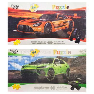 Пазлы DankoToys 44 эл. DT P44 475*165 ассорти MIX мягкие двусторонние