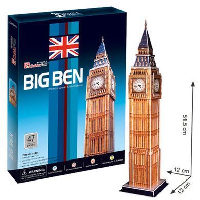 Конструктор 3D CubicFun БІГ БЕН C094h