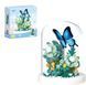 Конструктор 3D у колбі Flower Butterfly 6,8*8,5см, 130 дет №2540